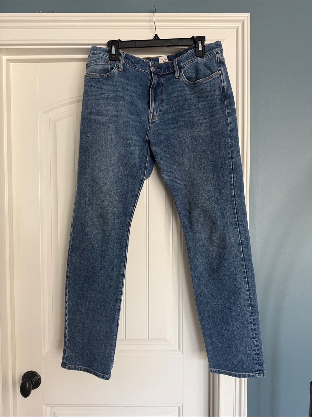 Classic Mid Wash Men’s Flint and Tinder Jeans - Blue